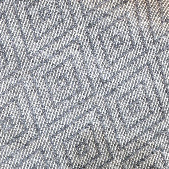 AXI Bali Outdoor-Teppich – Rechteckig – 160 x 230 cm – Grau – Geometrisches Muster – Outdoor-Teppich – Wetter- und UV-beständig – Flachgewebt – Gartenteppich – Für drinnen und draußen