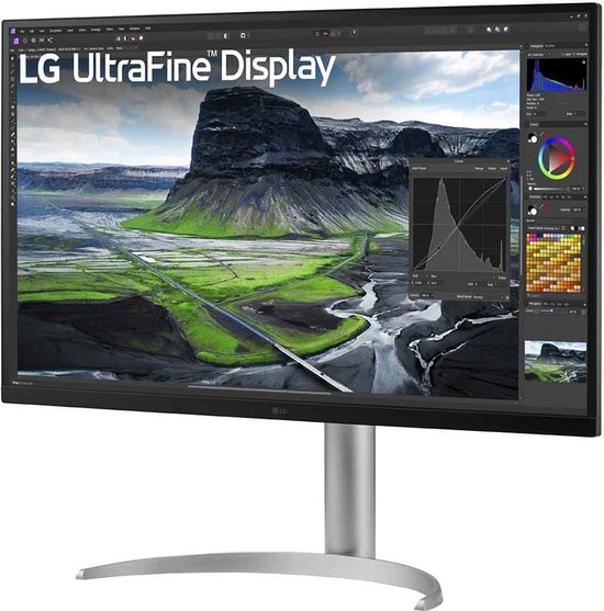 LG UltraFine 32UQ850V-W – 4K-IPS-Monitor in Schwarz – USB-C 90 W – 32 Zoll