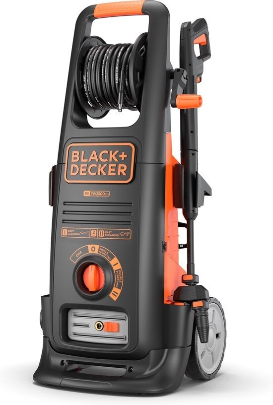 BLACK+DECKER Hochdruckreiniger BXPW2500DTS - 150 bar - 2500 Watt - Max Durchfluss 810 l/h