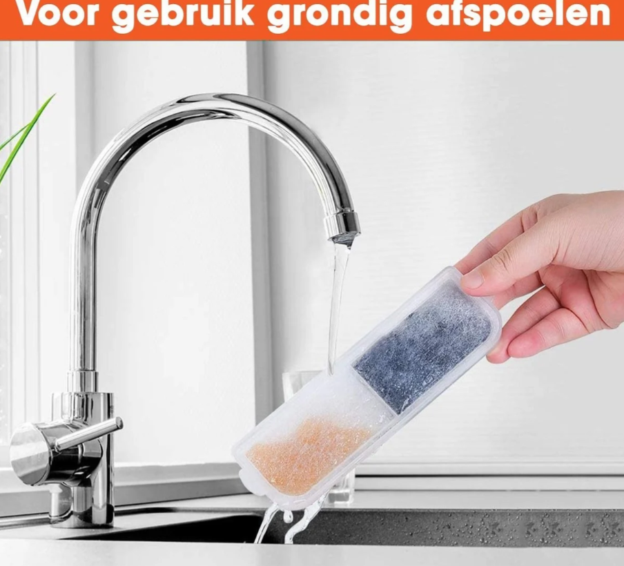 PetGoods Trinkbrunnen-Filter – 6er-Set – 8 x 5 x 0,5 cm – Nachfüllpackung für Katzen und Hunde