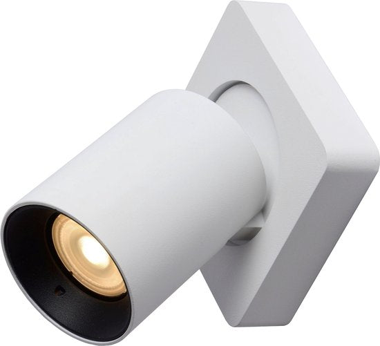 Lucide NIGEL – Deckenstrahler (Deckenleuchte) – LED „Dim to warm“ – GU10 – 1×5 W 2200 K/3000 K – Weiß