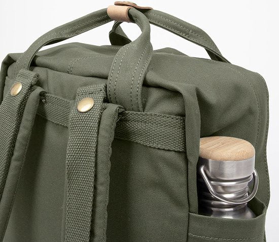 Doughnut Laptop-Rucksack / Rucksack / Schultasche - 14 Zoll - Macaroon PFC Free - Army Green