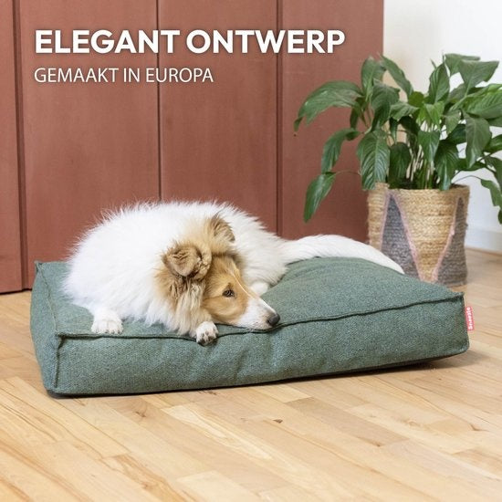 Snoozle Orthopädischer Hundekorb - Weiches und luxuriöses Hundekissen - Hundebett - Waschbar - Hundekörbe - 120 x 90 cm - Stormy Grey