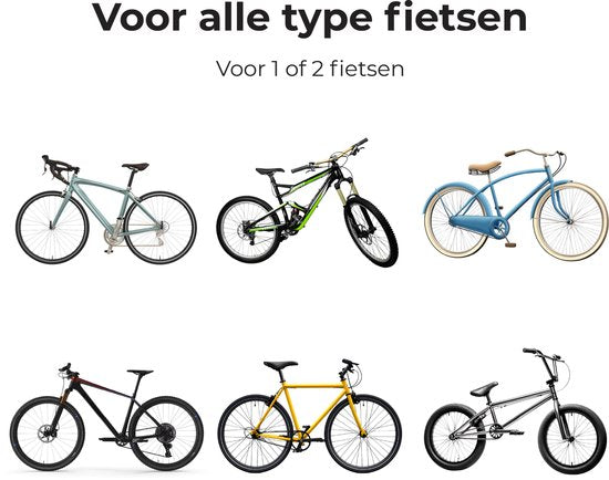 Fahrradhülle für 1 bis 2 Fahrräder - 100% wasserdicht - Fahrrad - Schutzhüllen - Regenhülle - Hülle - Schwarz - Extra stark - Luft