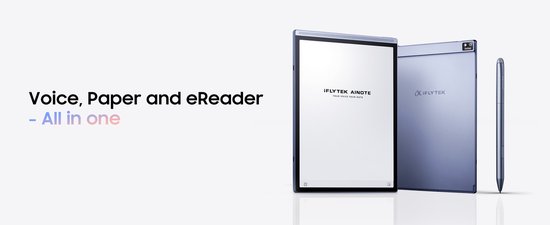 iFLYTEK – AINOTE 2 – Smart-E-Ink-Tablet 10,65" – Ultradünnes digitales Notizbuch für Berufstätige – KI-Transkription – Übersetzung & Sitzungszusammenfassung – <20 ms Schreibverzögerung – 7 Tage Akkulaufzeit