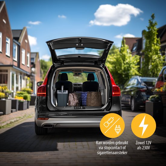 Tristar KB-7524 - Kühlbox 24 Liter - Thermoelektrisch - 12V Autoladegerät 230V Steckdose - Kühlt und heizt