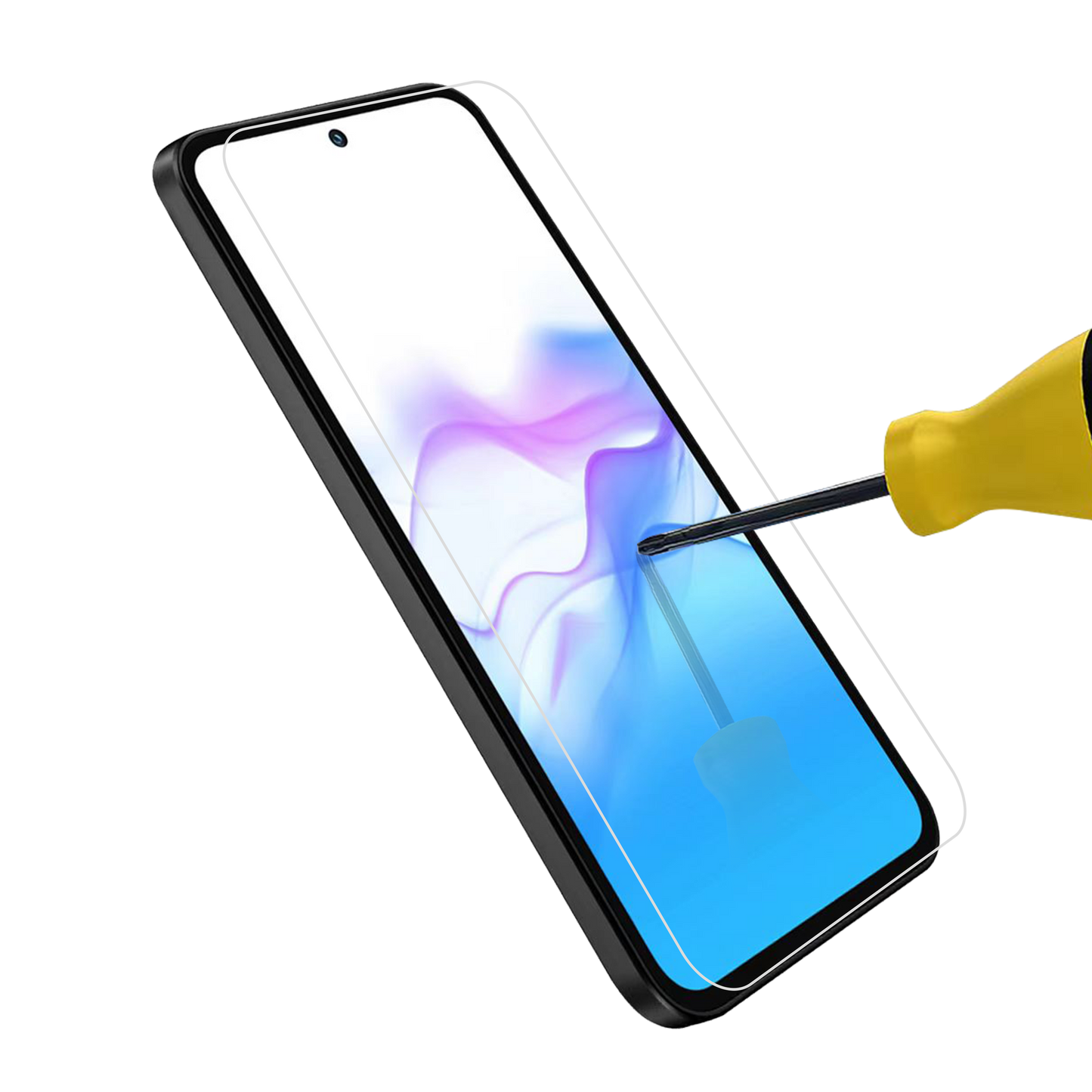 BeHello Displayschutzfolie Google Pixel 9 / Pixel 9 Pro - High Impact Glas - Transparent