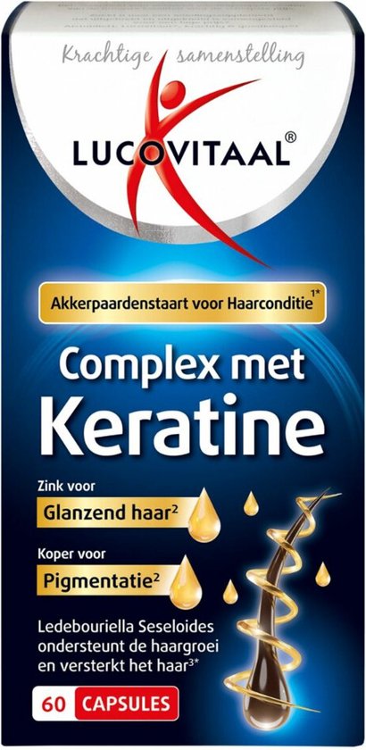 Lucovitaal Complex mit Keratin, 60 Kapseln