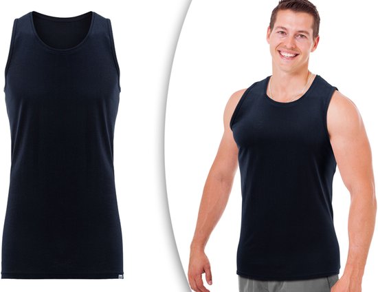 Milanoro - 5er-Set Herren-Unterhemden in Überlänge - Weiß - L