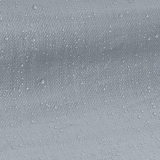 SoBuy Wetterfeste Plane für Fahrradgarage/Werkzeugschuppen, UV-Schutz, Regenschutz, Outdoor-Plane für Garten, Terrasse, silber, 120 x 176 x 163 cm, SDA11-SIL