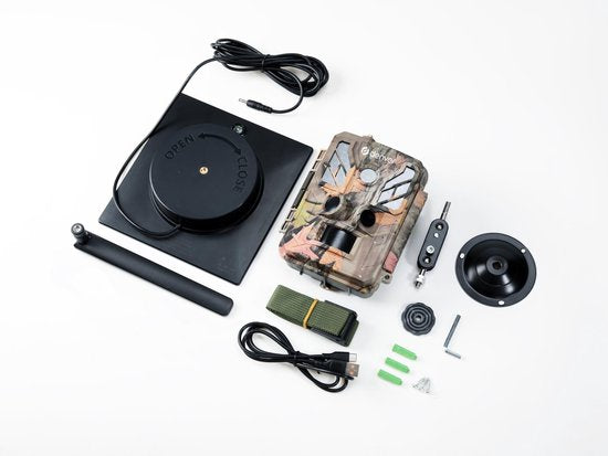 Denver Wildkamera mit Nachtsicht und 4G-Verbindung – Live-Streaming – 4K-Ultra-HD-Video – 48 MP – Solarbetrieb – TrailCam Go-App – WSL8050