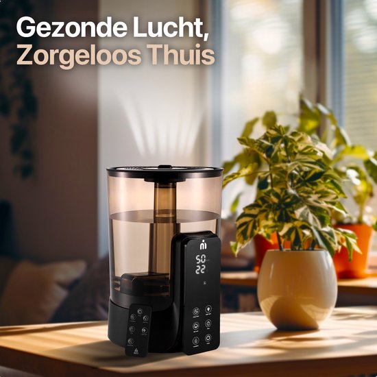 MATTI® - Luftbefeuchter - Luftbefeuchter 6L - Luftbefeuchter - Cool & Warm Mist - Ultraschall