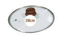 Livington Glasdeckel aus Kupfer und Stein, 28 cm