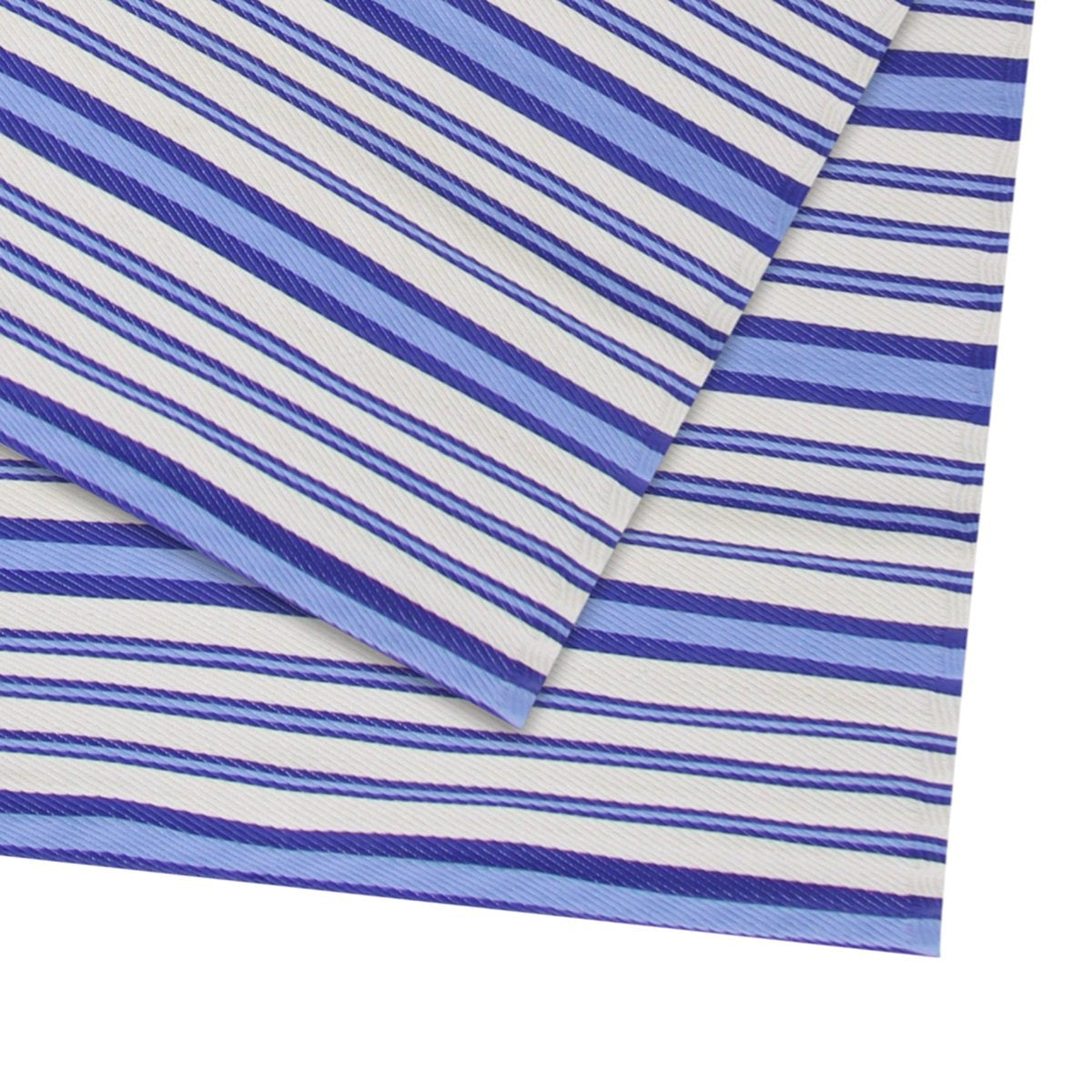 Niceey Outdoor Teppich - Gartenteppich - 120x180cm - Blau/Weiß