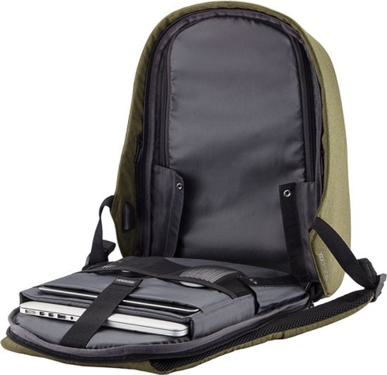 XD Design Bobby Hero Regular - Anti-Diebstahl-Rucksack 18 Liter - Grün