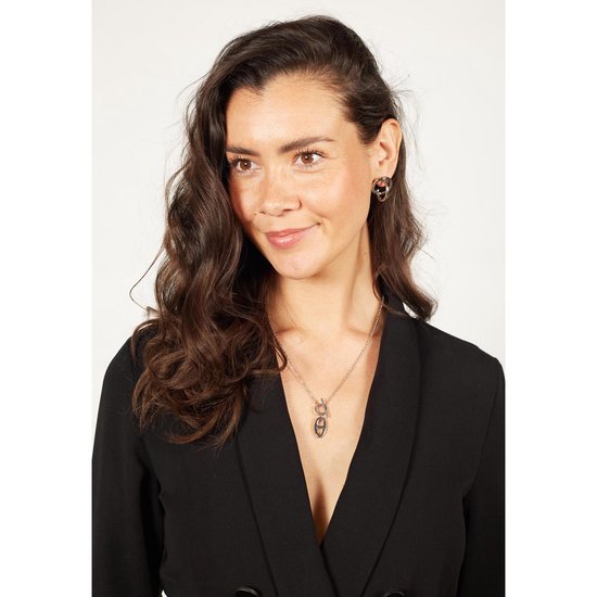 Laura Ferini Damenhalskette Legato Silber - Silberkette mit Anhänger - 18K Weißgold vergoldet - Halskette - Halskette - Schmuck - Accessoires - Damenhalskette mit Anhänger