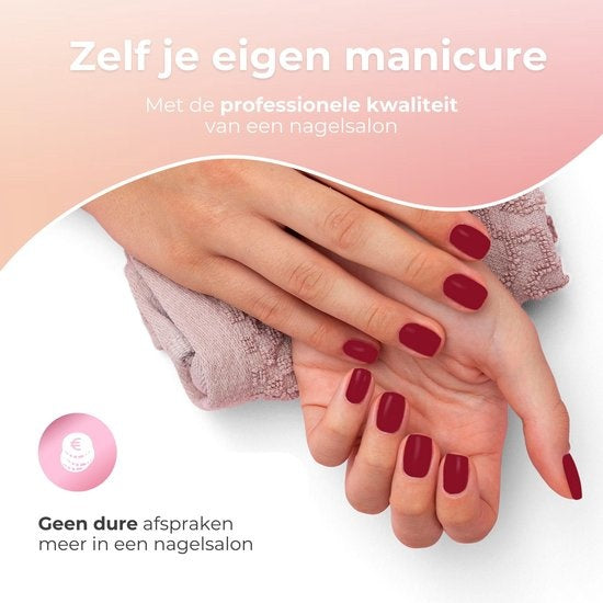 Moods Gellac 6-teiliges Set - Gel-Nagellack - Dunkle Nude-Farben- 8ML - Day in Paris - Gellac - Nägel - Gel Polish Starter Pack - Karamellfarben