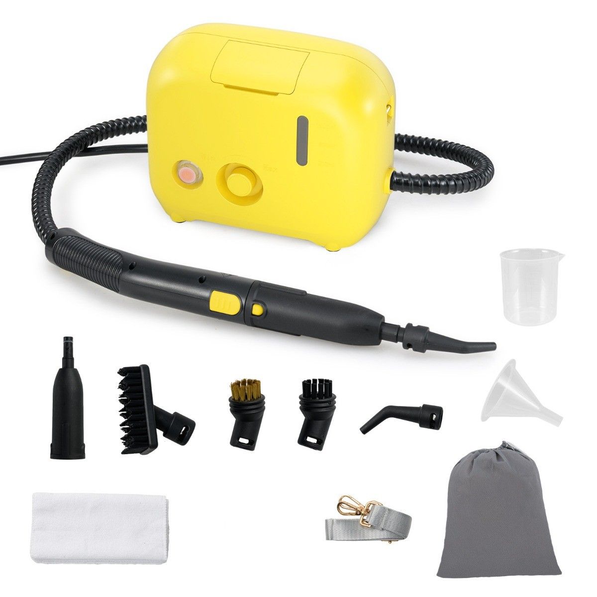 Coast tragbarer Dampfreiniger – 1600 W – 1 l Wassertank – Gelb