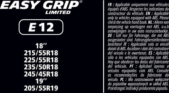 Michelin Easy Grip Limited Schneeketten - EG-E12