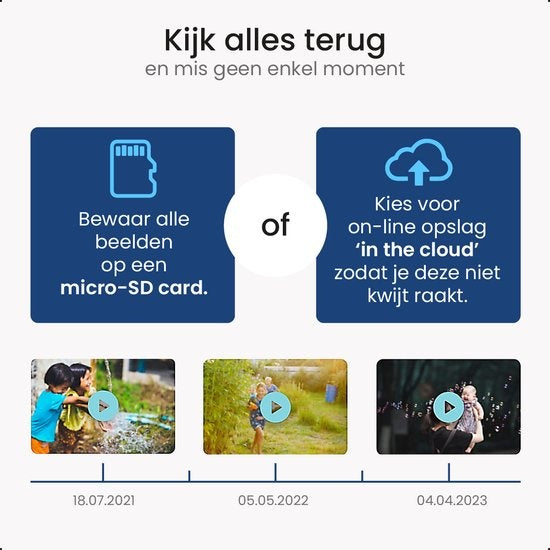 Gologi - Premium Überwachungskamera - Außen - mit Nachtsicht - 4MP - IP Kamera - Bewegungssensor - mit Kabel & Wifi - Schwarz