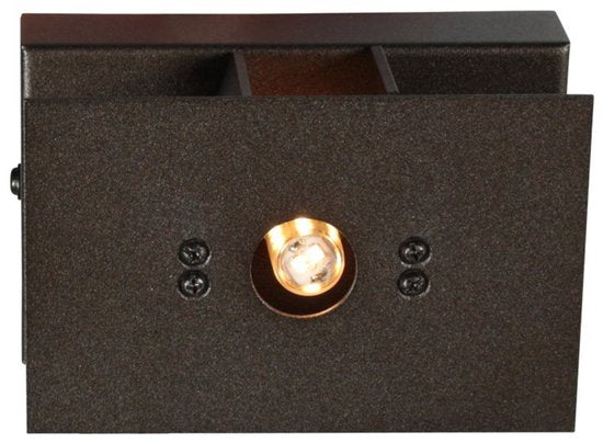 Wandleuchte „Cacao“ Muro 3365CA, dimmbare G9-LED-Stimmungsleuchte, modern, 13 × 7,5 × 9 cm, Steinhauer