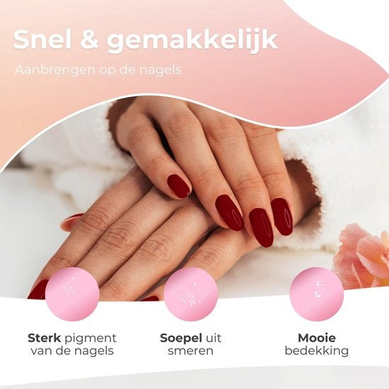 Moods Gellac 6-teiliges Set - Gel-Nagellack - 15ML - Inklusive Nagelfeile und Bokkepoot - Silvester - Glitter Gellac - Nägel - Gellac Starter Pack - Glitter Farben