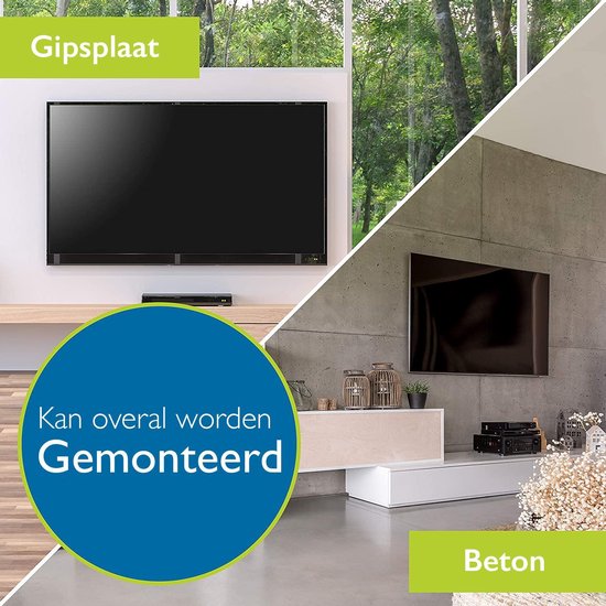 Philips TV-Halterung SQM3221/00 – Feste TV-Wandhalterung für Fernseher bis 42 Zoll und 25 kg – VESA-Maß bis 200 × 200 mm