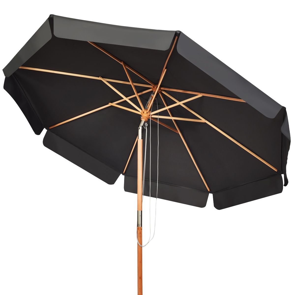 Coast Terrassen-Sonnenschirm - Ã˜3m - 8 Stangen - Schwarz