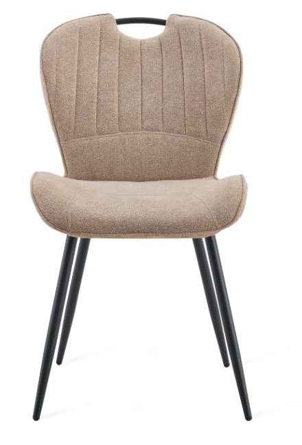 Multifurn Sten Esszimmerstuhl, 2er-Set – Taupe – 48 x 40 x 120 cm