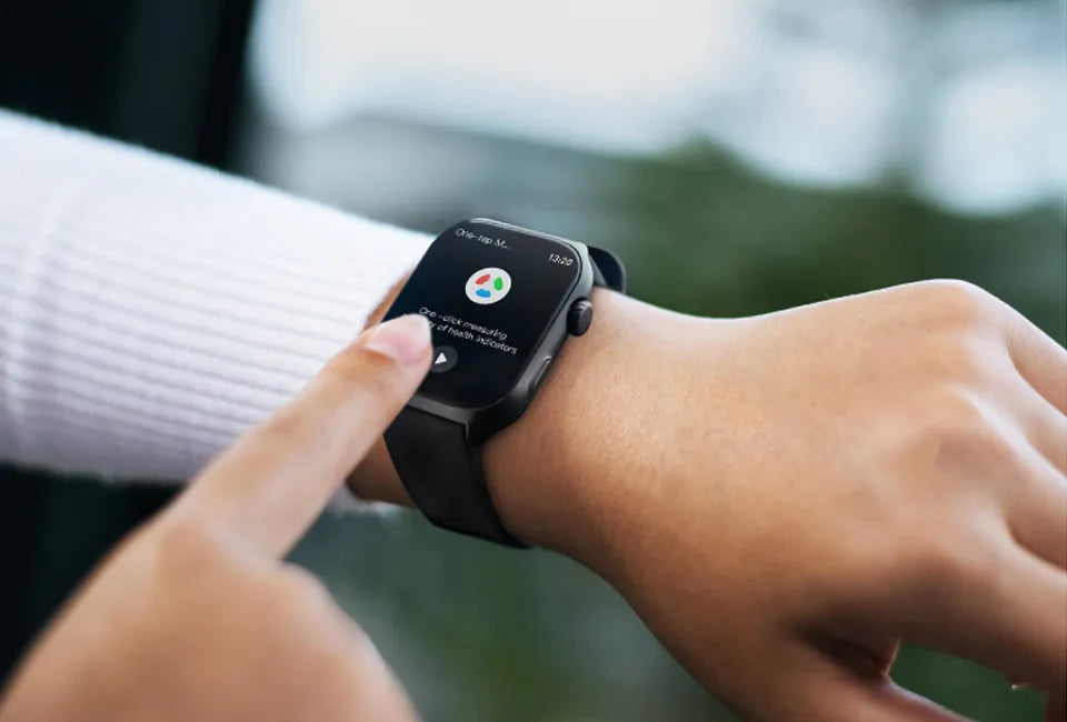 Vlectro Smartwatch 2.0 – Rechteckig – 2 Zoll HD – Telefonieren über Bluetooth – Schwarz