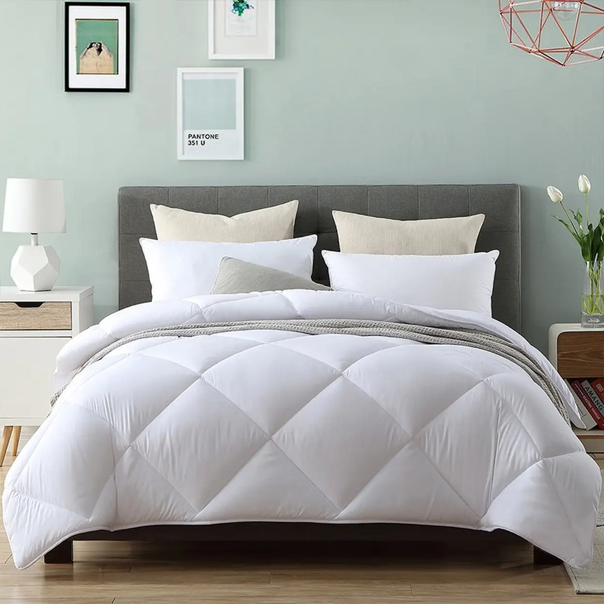 Mendale Bettdecke – atmungsaktiv und weich, für das ganze Jahr – 200 x 220 cm