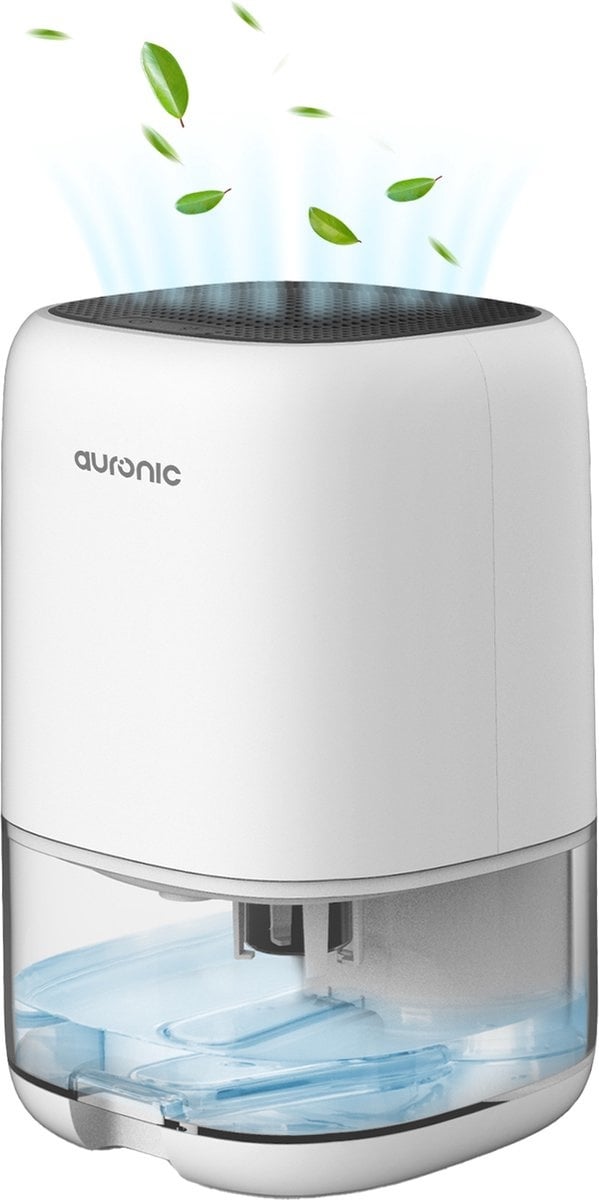 Auronic Luftentfeuchter - 450ml pro Tag - 40W - LED - Für Wohnzimmer/Schlafzimmer/Badezimmer - Weiß