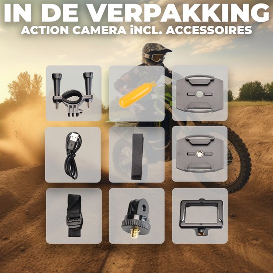 Denver Action-Kamera Wasserdicht - 5MP - HD - ACT324