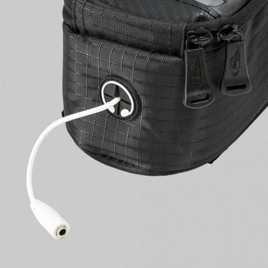 tectake - Rahmentasche Fahrradtasche für z.B. Smartphone etc. schwarz M 401614