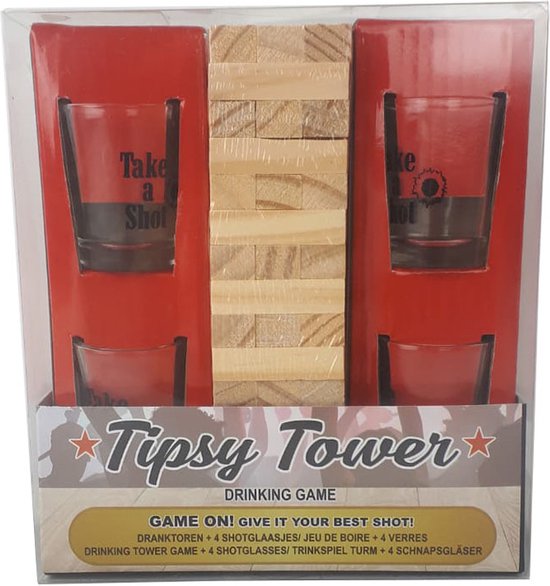 Tipsy Tower – Trinkspiel – Mini-Trinkturm