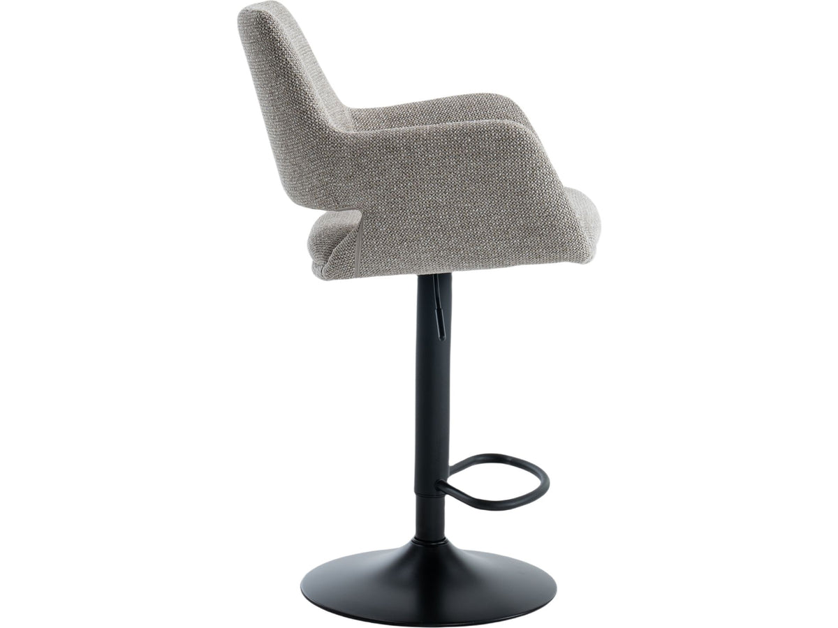 Criks Design Monza Barhocker – 2er-Set – Höhenverstellbar und drehbar – Taupe