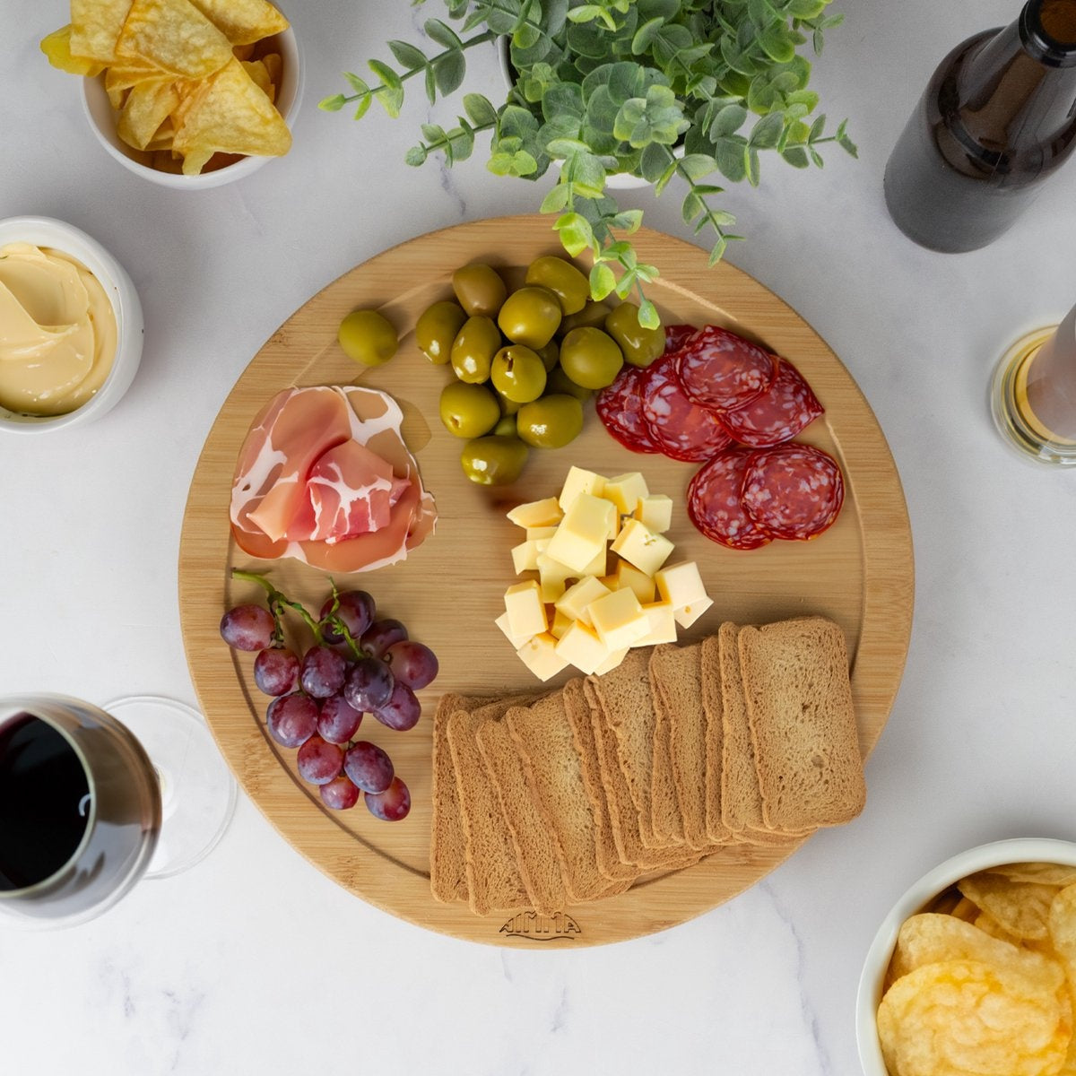 Nimma Drehteller - Ã˜30cm - Lazy Susan für Getränke, Essen, Catering, Büroorganisation - Langlebig
