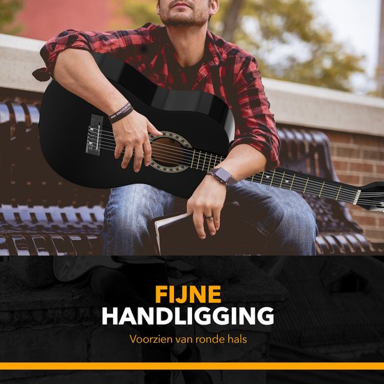 Finesse Akustikgitarre - Starter Set - Nylonsaiten - Klassische Gitarre - Gitarre Kinder & Erwachsene