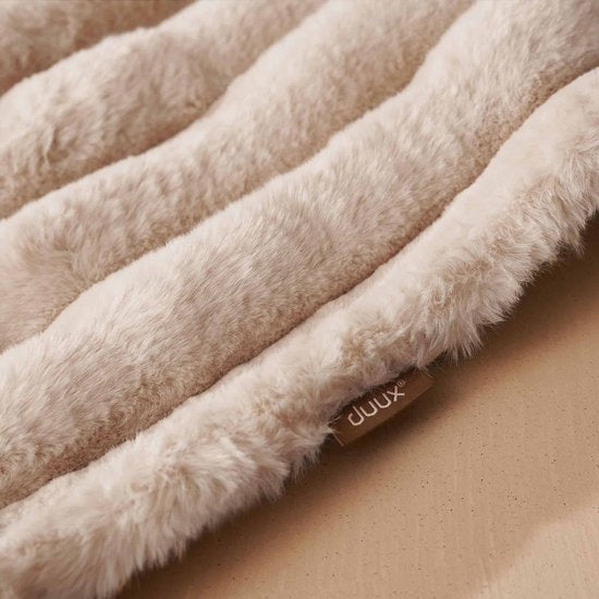 Duux Yentl Striped Electric Heat Blanket 200x200 cm - 9 Einstellungen - Grau