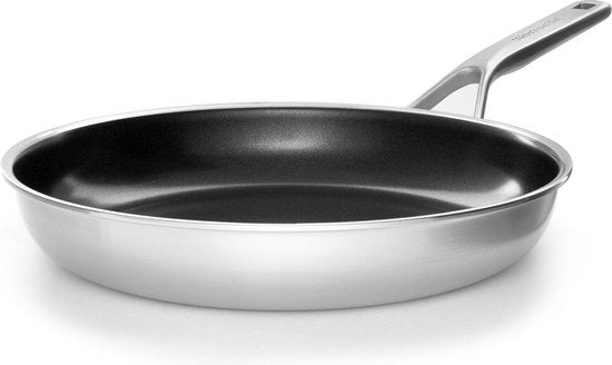 KitchenAid Multi-Ply Bratpfanne, Ø 28 cm – Edelstahl – induktionsgeeignet – Antihaftbeschichtung – PFAS-frei