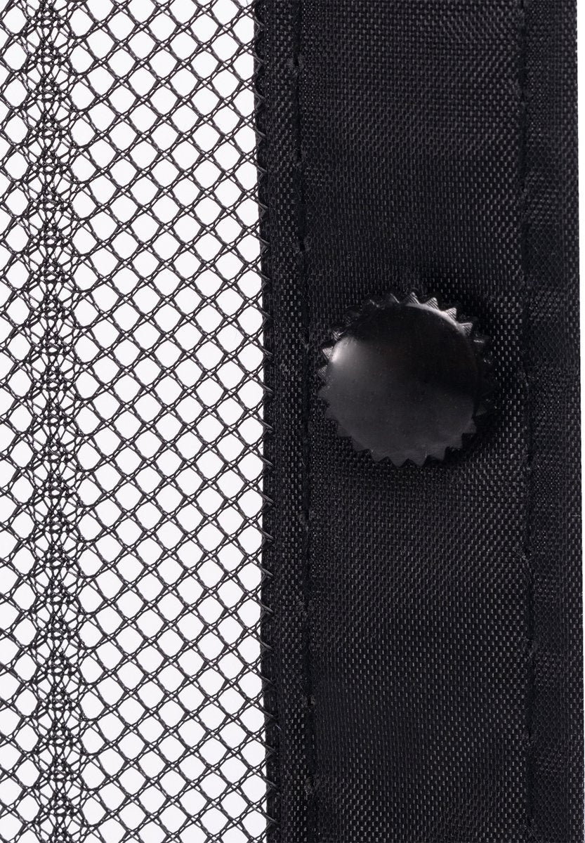 O'DADDY Türvorhang - Fliegenvorhang - Magnetisch - Türgitter Deluxe 92 x 230 cm - Schwarz Hor - Türvorhänge