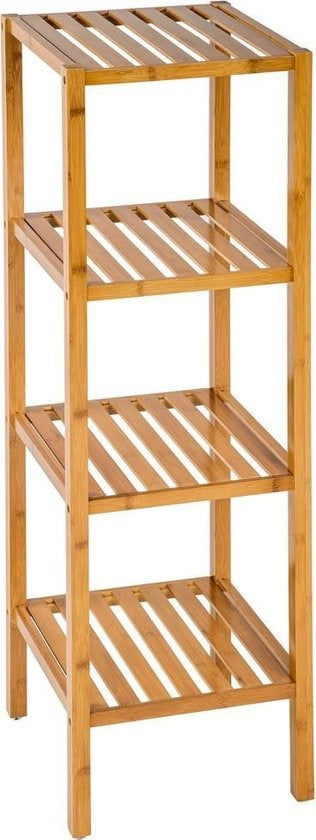 tectake - Badezimmerregal aus Holz 4 Fächer aus Bambus - Art. Nr. 401647