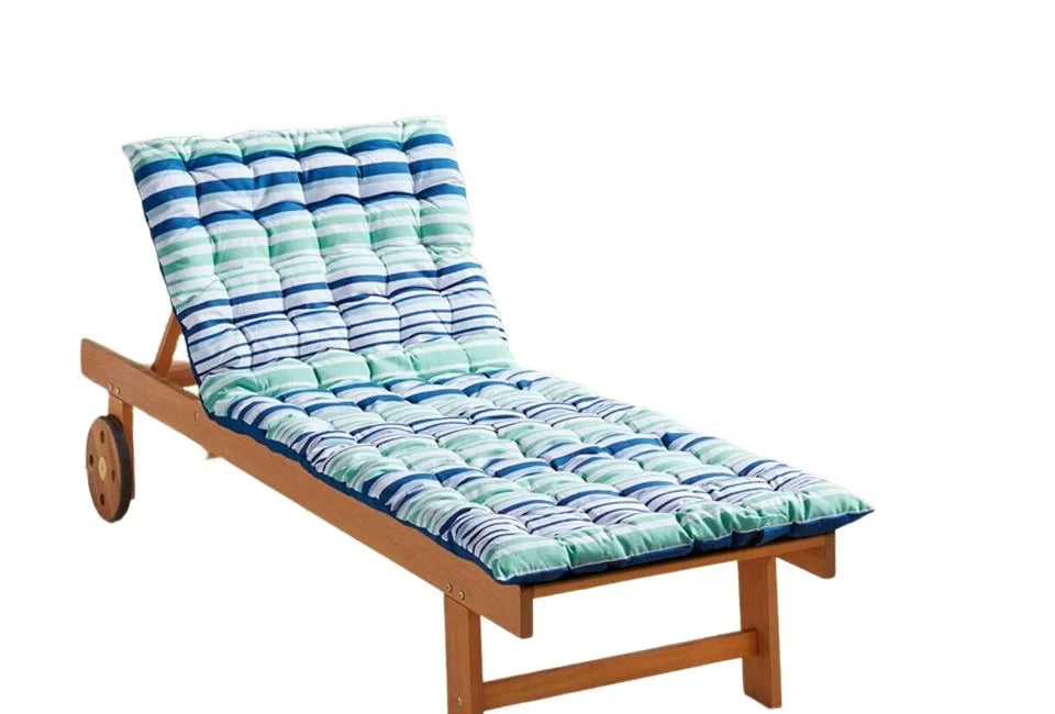Home & Comfort tragbare Liegeunterlage – Stripe Beach House Blue – bequem und leicht zu transportieren