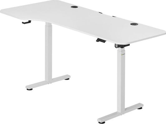 Elektrisch verstellbarer Schreibtisch/Stehpult - 160 x 75 cm - Weiß