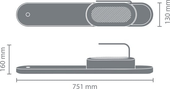 Brabantia SinkStyle Spülbecken-Organizer-Set – Mineral Infinite Grey