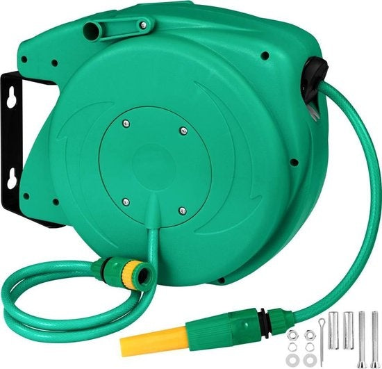 tectake - Gartenspule 10 Meter - Spule - grün - 402761