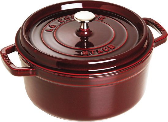 Staub-Bratpfanne – rund – 24 cm – Grenadine