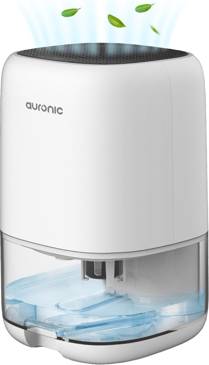 Auronic Luftentfeuchter – 1 l Wassertank, 450 ml pro Tag, 40 W – 25,6 x 15 x 15 cm – Weiß