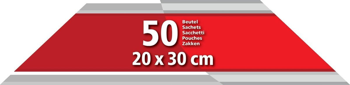 Solis Vakuumbeutel 20 x 30 cm - Vakuumbeutel - 50 Stück
