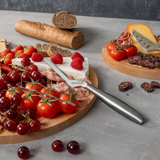 Boska Käsemesser-Set Kopenhagen - Käsemesser - 3er-Set - Käsemesser - spülmaschinenfest - rostfreier Stahl